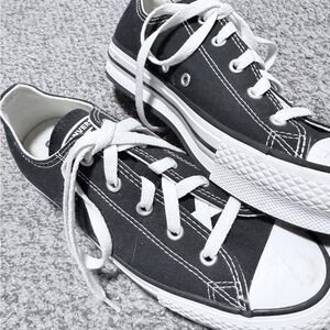 Converse Black and White High-Top Sneakers